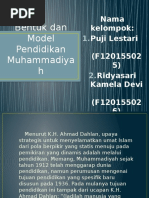 Download Bentuk Dan Model Pendidikan Muhammadiyah by Atika Rizki SN334354717 doc pdf