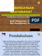 Pertemuan 1. Pemberdayaan Masyarakat