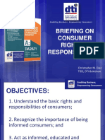 Consumer Rights and Responsibilities CMD