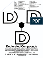 Deuterated Compounds: E. Merck Ag Darmstadt-Germany