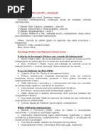 Sociologia Política Das RI - 1