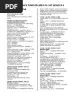Emergency Procedures Pa-34 Seneca