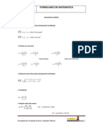 Formulario Matematica