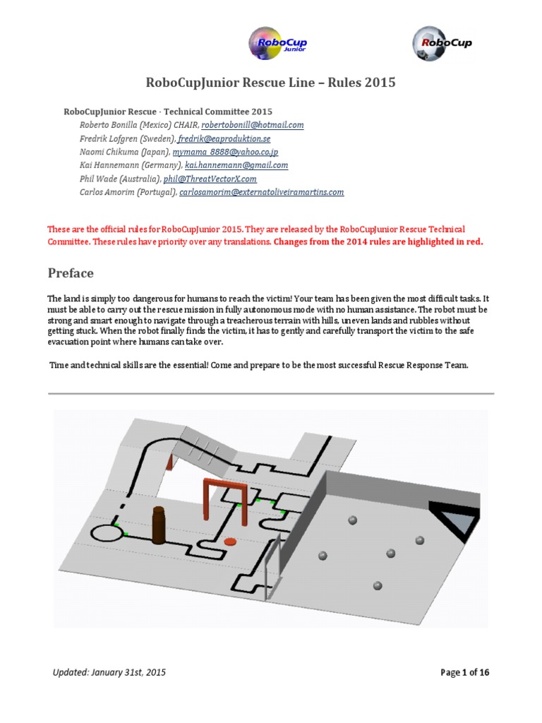 Rescue Line 2015 | PDF | Robot | Robotics