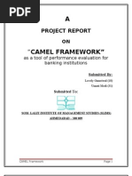 Camel Rating (Framework) of Four Banks