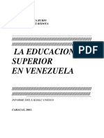 La Educacion Superior en Venezuela.pdf