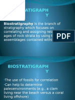 Biostratigraph Y: Biostratigraphy Is The Branch of