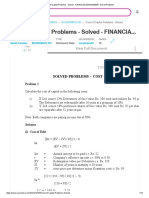 Cost Of Capital Solved Problems Pdf Cost Of Capital Capital Structure