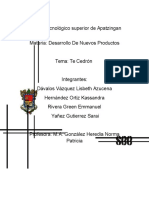 Trabajo de Recuperacion Del Proyecto Te de Cedron