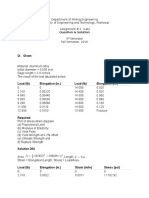 Q: Given:: Department of Mining Engineering University of Engineering and Technology, Peshawar Assignment # 2 (Lab)