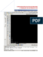 Configuración de AutoCad para Trabajar Topografía y Coordenadas