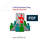 ! Design of Experiments Using Taguchi Approach PDF