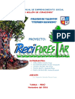 Informe Del Proyecto Reciforestar
