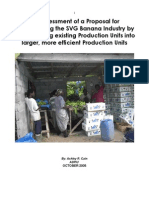 Assessment of Proposal to Strengthen Svg Banana Industry