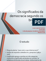 Apresentação Lucas Lopes - Os significados da democracia segundo os brasileiros