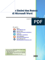 Menulis Simbol Dan Rumus Di Microsoft Word