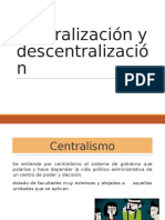 Centralización y Descentralización Tipos Expo Realidad