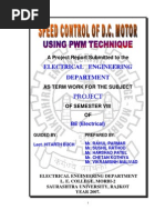 Download Speed Control of DC Motor Using PWM Technique by Parmar Rahul SN33441371 doc pdf