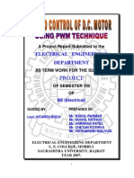 Speed Control of DC Motor Using PWM Technique