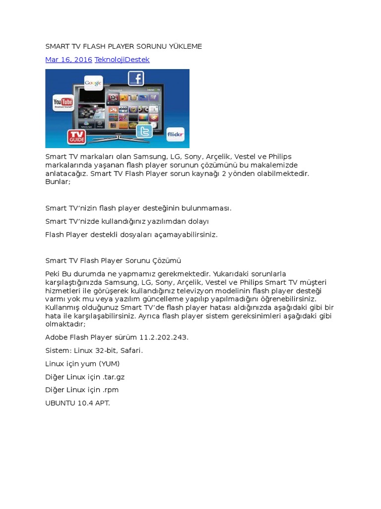 knight online update yapmiyor google on Smart Tv Flash Player Sorunu Yukleme