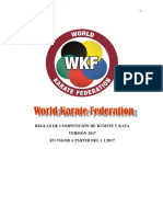 WKF Reglas Competición 2017