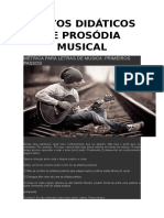 Textos Didáticos de Prosódia Musical