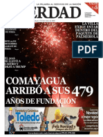 Periodico La Verdad Diciembre 2016 / NAVIDAD Y EL 479 ANIVERSARIO DE COMAYAGUA 