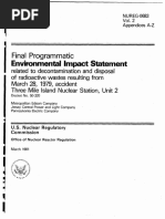 NUREG-0683, Vol. 2, PEIS-Decontamination and Disposal of ...
