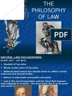 The Philosophy of Natural Law and Positive Law