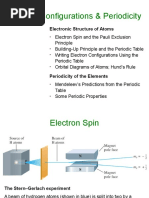 Electron Configurations & Periodicity: Electronic Structure of Atoms