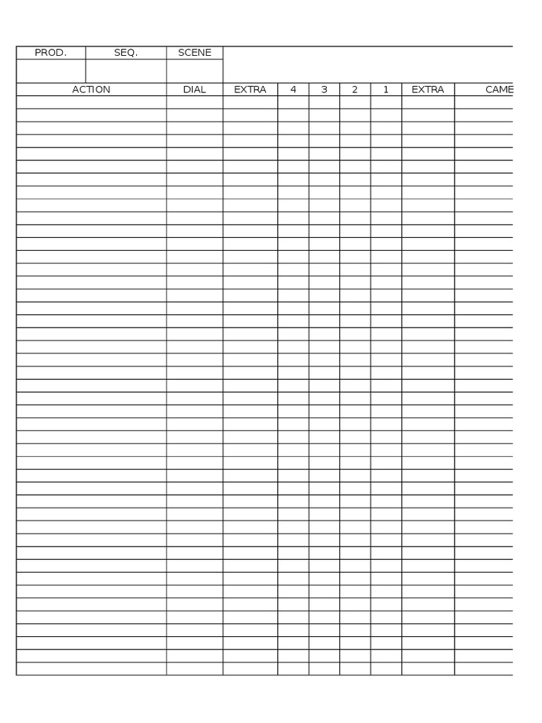 Dope Sheet | PDF