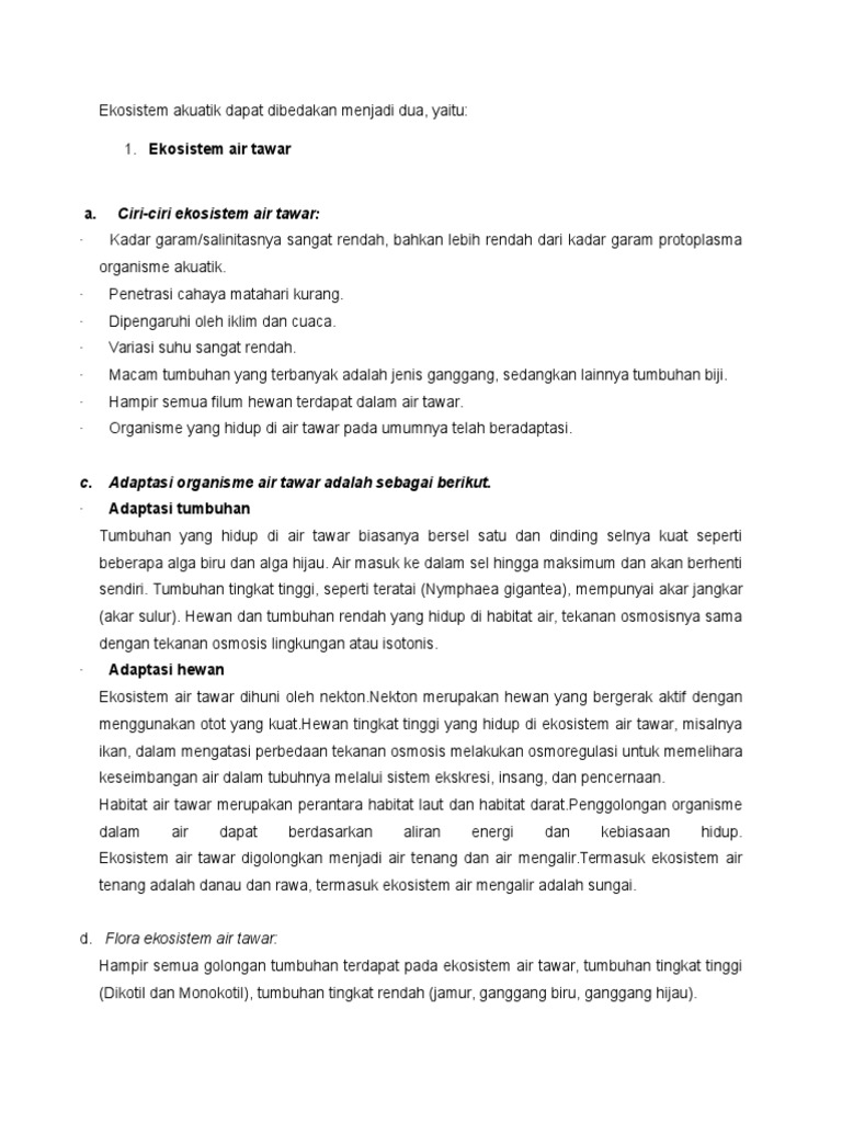 83 Gambar Hewan Ekosistem Air Tawar Gratis