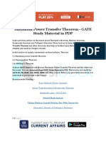 Maximum Power Transfer Theorem - GATE Study Material in PDF