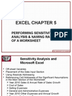 Excel Sensitivity Analysis and Scenarios