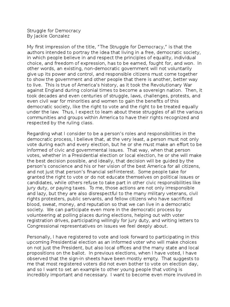 Democratic meaning picture