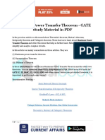Maximum Power Transfer Theorem - GATE Study Material in PDF