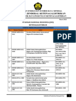 Daftar Keseluruhan Sni Ketenagalistrikan