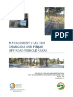 Management Plan For Gnangara and Pinjar Off-Road Vehicle