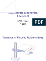 Engineering Mechanics: 5/10, Friday 4-5am