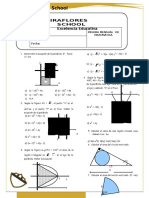 Matemática examen parábola ecuaciones