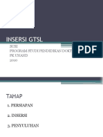 Insersi GTSL