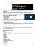 Marketing Correspondence and Documents: System M2