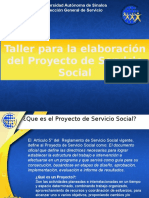 Taller para La Elaboraciã N Del Proyecto de Servicio Social 2014