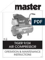 Tiger 9/24 Air Compressor Operation Guide