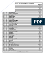 All Admitted Candidates (1st Merit List) : Errors & Omissions Excepted !!