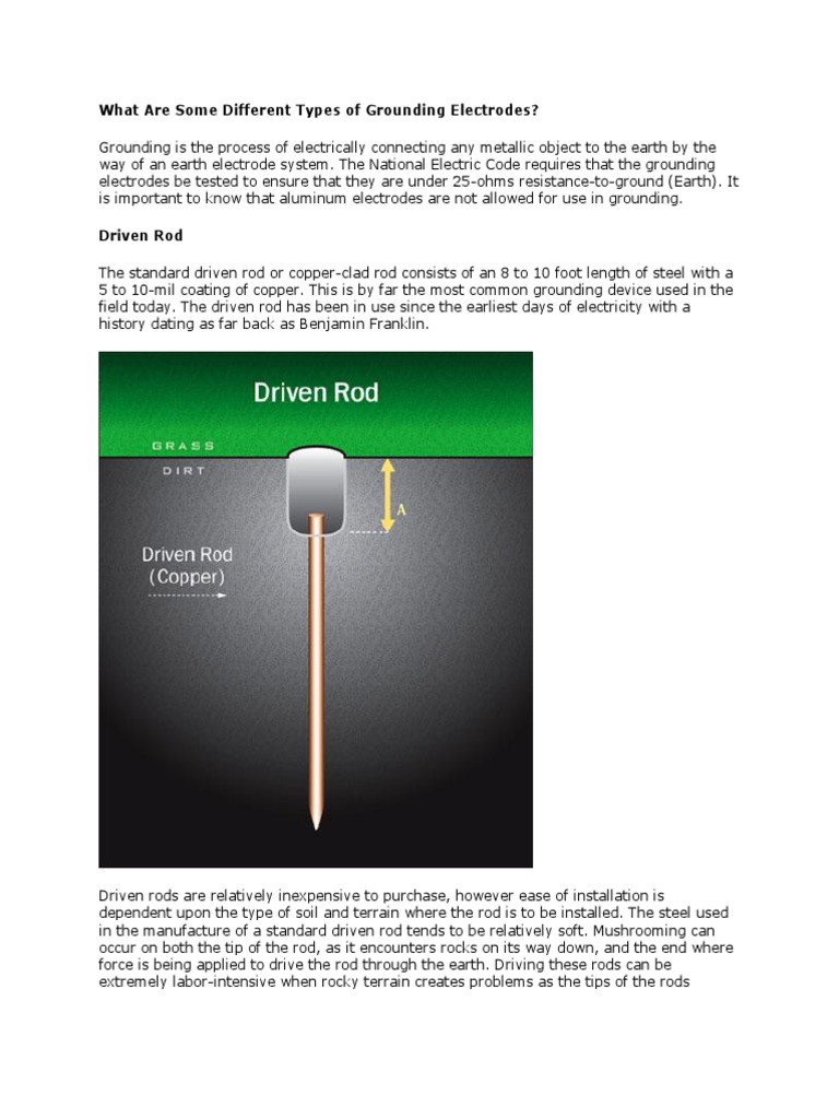 Driven Grounding Electrodes: Understanding what they are and