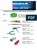 Fabrication Cable ETHERNET Rj45 Web