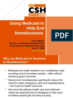 Using Medicaid To Help End Homelessness