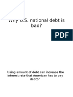 Why U.S. National Debt Is Bad?