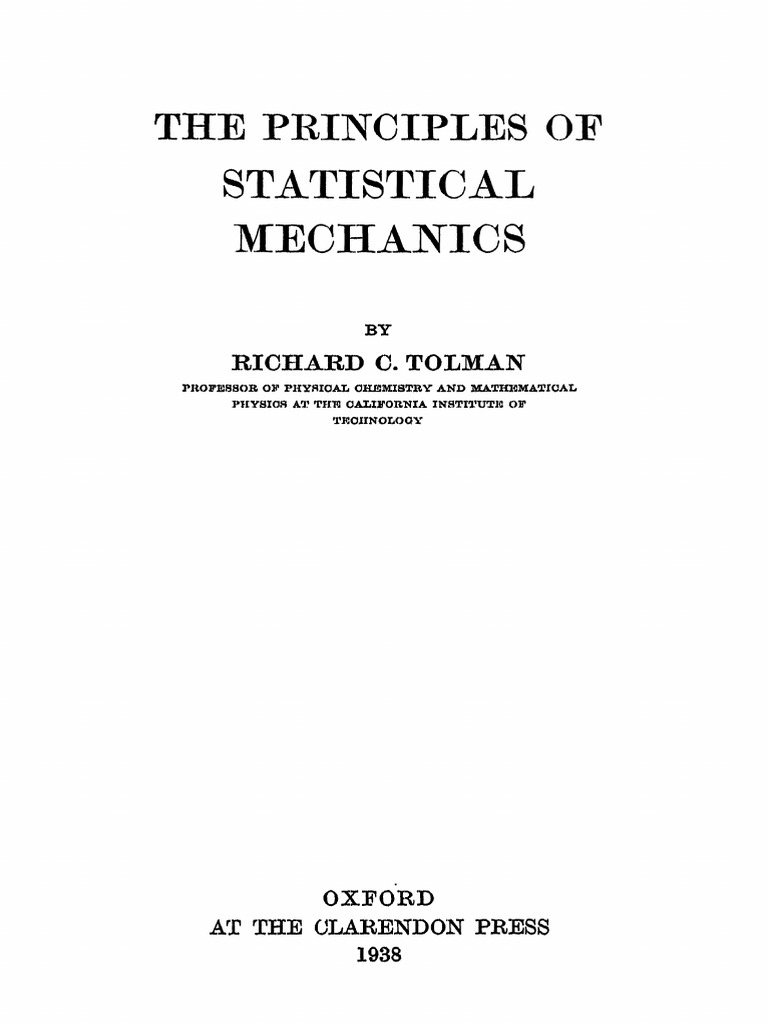 洋書 The Principles of Statistical Mechanics The Principles of Statistical Mechanics (Dover Books on